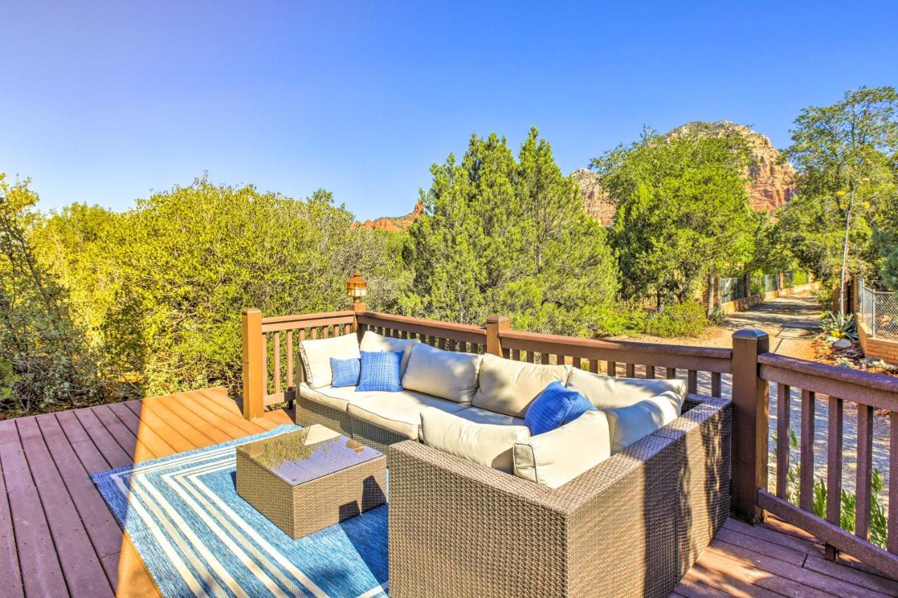 Bright Sedona Home With Deck And Mountain Views! 외부 사진